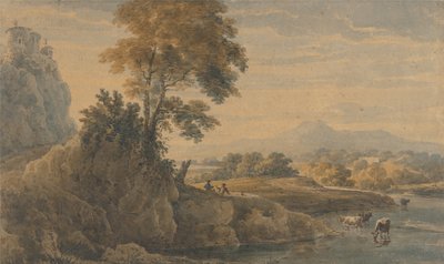 Romantische Landschaft von Thomas Girtin